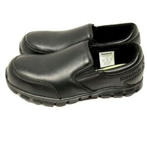 Reebok Men Cushion Slip Resistant Work Safety Shoe Size 9 Like New